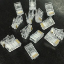 amp安普超五水晶头  8-554720-3 rj45 优质百兆网线接