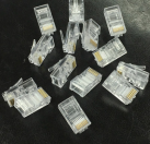 amp安普超五水晶头  8-554720-3 rj45 优质百兆网线接