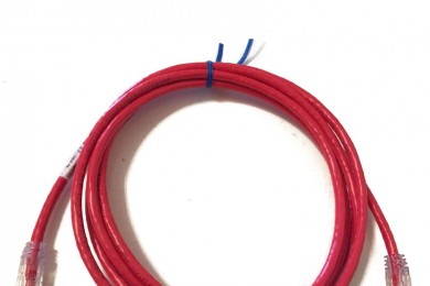 Panduit 泛达六类3米跳线 红色 CAT6 彩色跳线 六类非屏蔽跳线UTP
