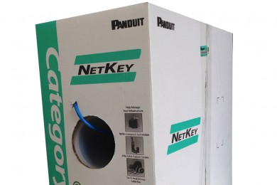 泛达(Panduit）NUC6C04BU-C 六类网线 非屏蔽线缆 蓝色 305米